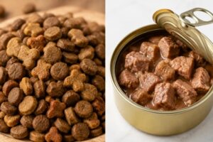 غذای مرطوب سگ یا غذای خشک
