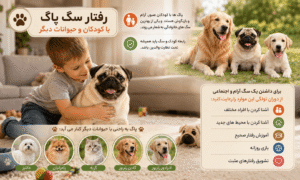 رفتار سگ پاگ با کودکان