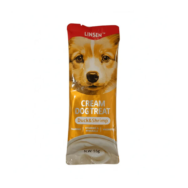 بستنی سگ یو اس پت با طعم اردک و میگو US PET Linsen Cream Dog وزن 55 گرم